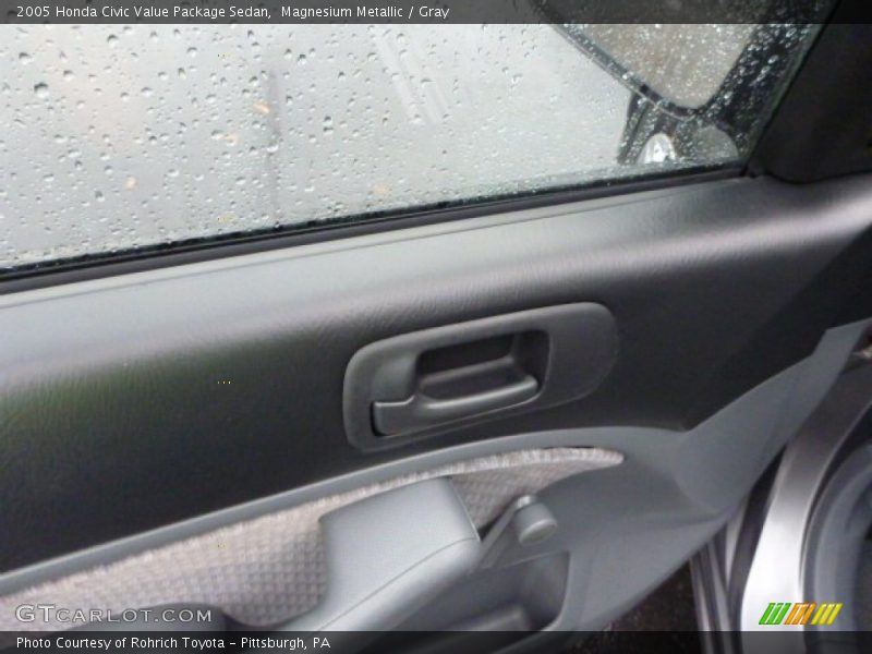 Magnesium Metallic / Gray 2005 Honda Civic Value Package Sedan