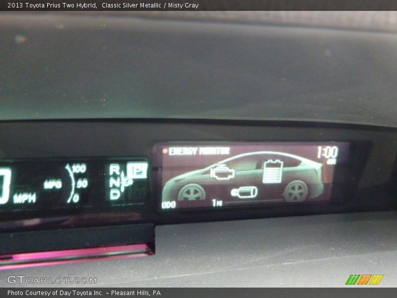 Classic Silver Metallic / Misty Gray 2013 Toyota Prius Two Hybrid