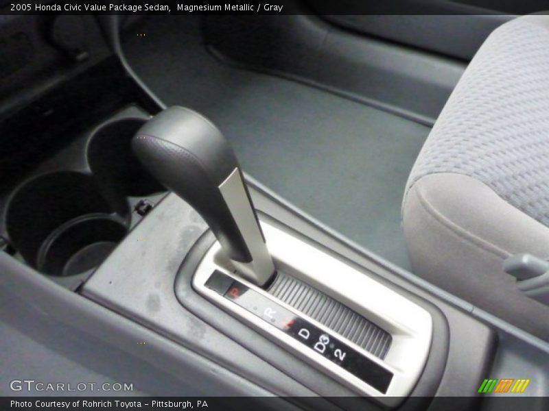 Magnesium Metallic / Gray 2005 Honda Civic Value Package Sedan