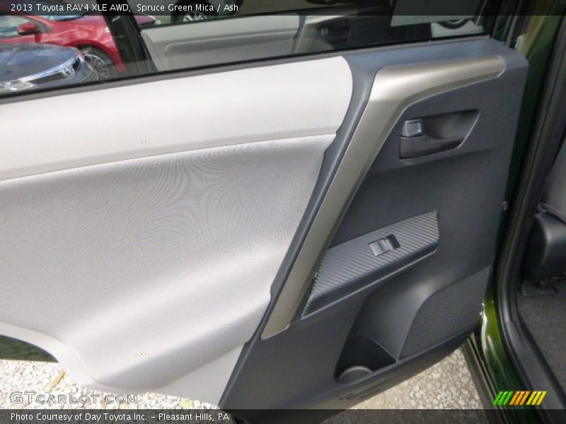 Spruce Green Mica / Ash 2013 Toyota RAV4 XLE AWD
