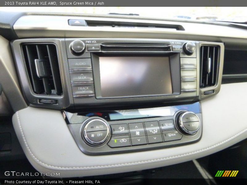 Spruce Green Mica / Ash 2013 Toyota RAV4 XLE AWD
