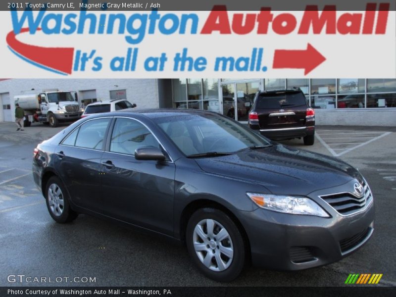 Magnetic Gray Metallic / Ash 2011 Toyota Camry LE
