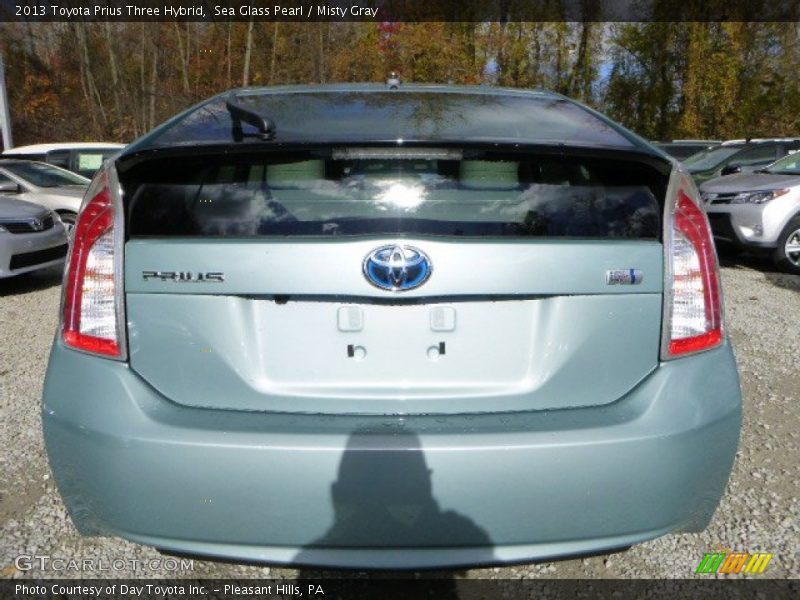 Sea Glass Pearl / Misty Gray 2013 Toyota Prius Three Hybrid