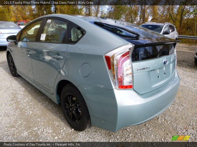 Sea Glass Pearl / Misty Gray 2013 Toyota Prius Three Hybrid