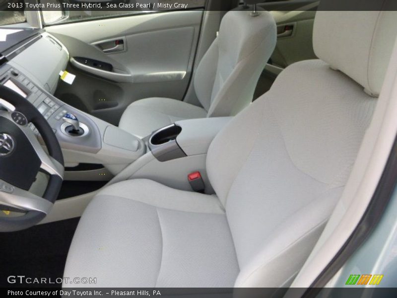 Sea Glass Pearl / Misty Gray 2013 Toyota Prius Three Hybrid