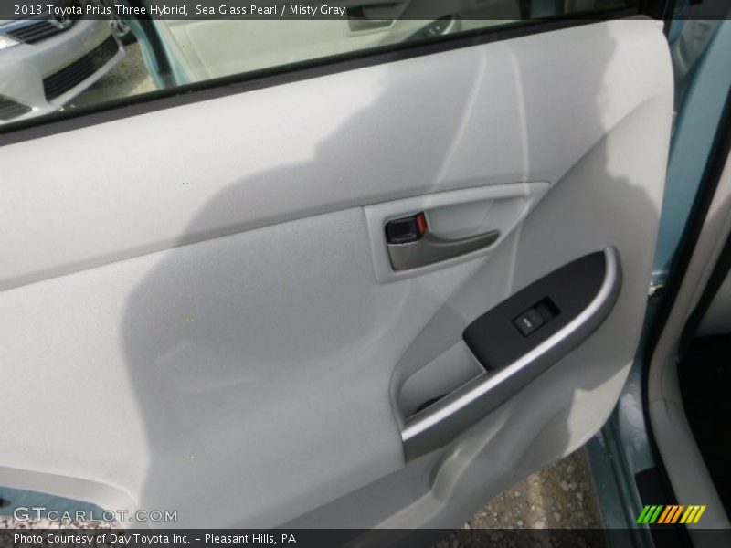 Sea Glass Pearl / Misty Gray 2013 Toyota Prius Three Hybrid