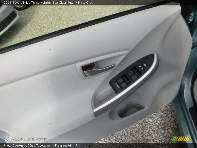 Sea Glass Pearl / Misty Gray 2013 Toyota Prius Three Hybrid
