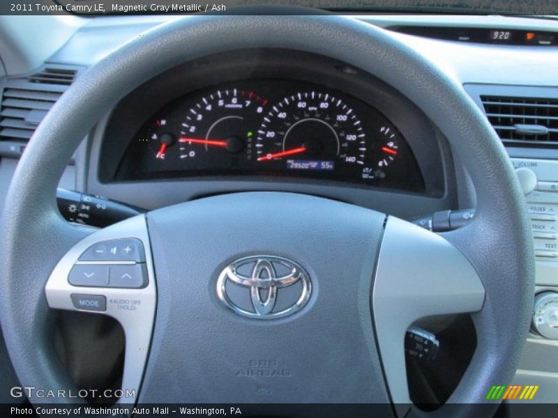 Magnetic Gray Metallic / Ash 2011 Toyota Camry LE