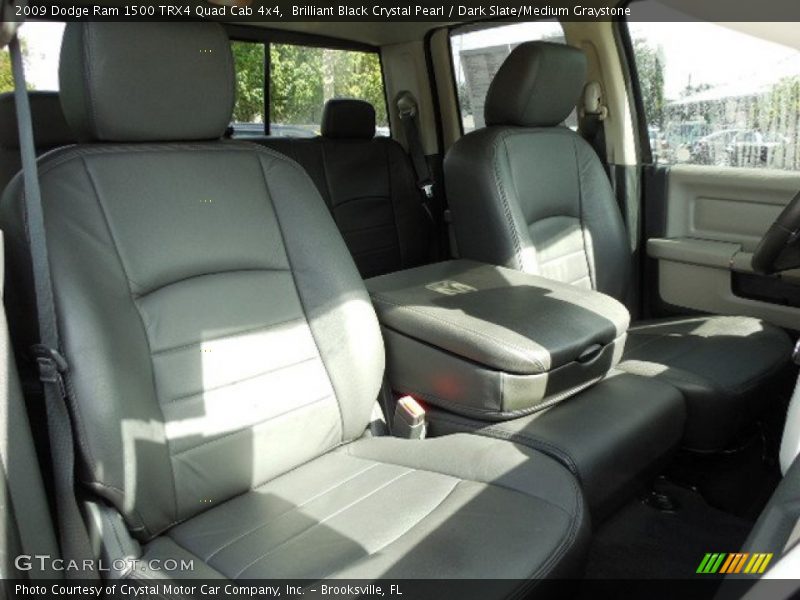 Brilliant Black Crystal Pearl / Dark Slate/Medium Graystone 2009 Dodge Ram 1500 TRX4 Quad Cab 4x4