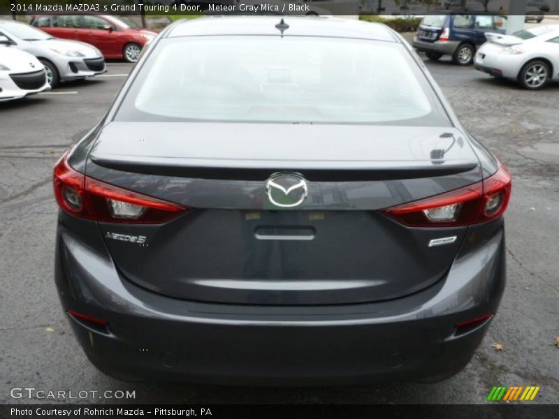 Meteor Gray Mica / Black 2014 Mazda MAZDA3 s Grand Touring 4 Door