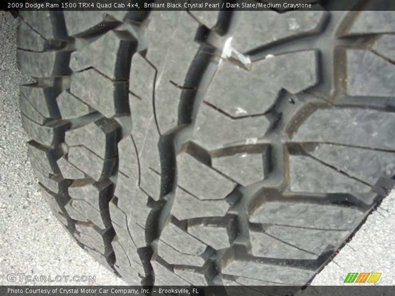 Brilliant Black Crystal Pearl / Dark Slate/Medium Graystone 2009 Dodge Ram 1500 TRX4 Quad Cab 4x4