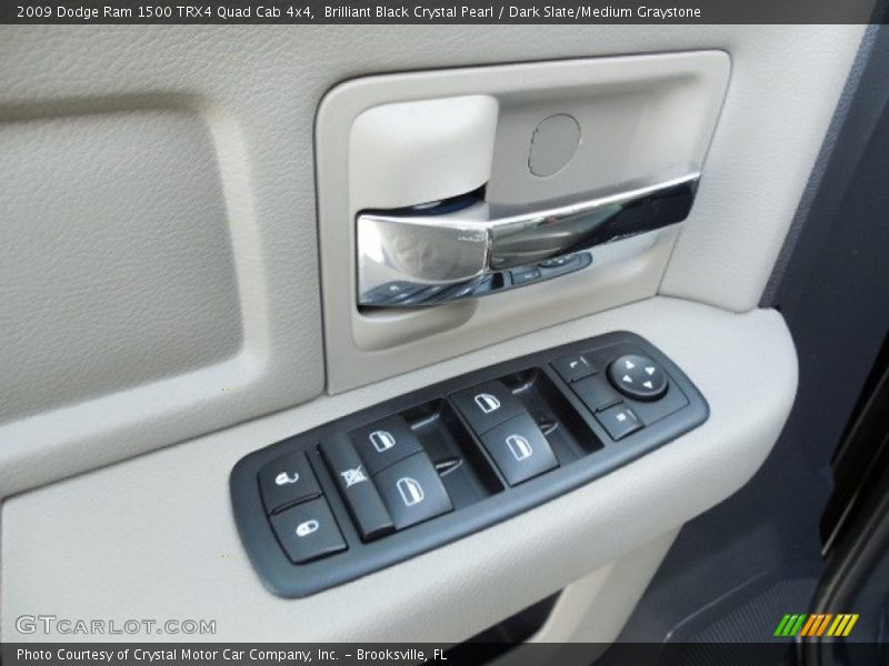 Brilliant Black Crystal Pearl / Dark Slate/Medium Graystone 2009 Dodge Ram 1500 TRX4 Quad Cab 4x4