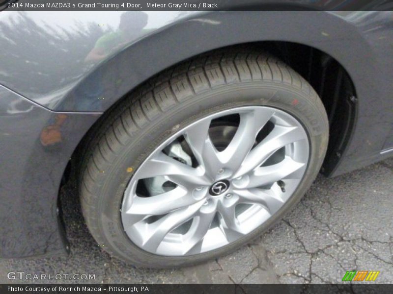 Meteor Gray Mica / Black 2014 Mazda MAZDA3 s Grand Touring 4 Door