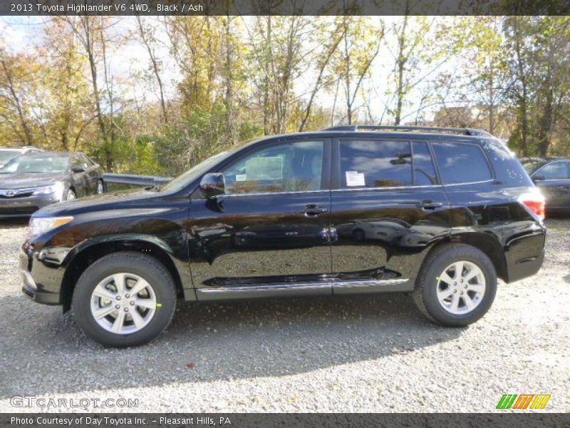 Black / Ash 2013 Toyota Highlander V6 4WD
