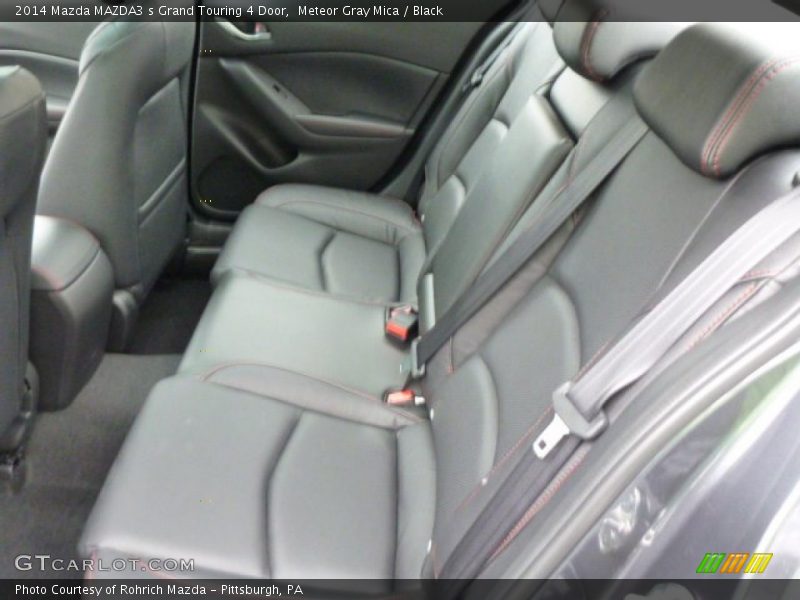 Meteor Gray Mica / Black 2014 Mazda MAZDA3 s Grand Touring 4 Door