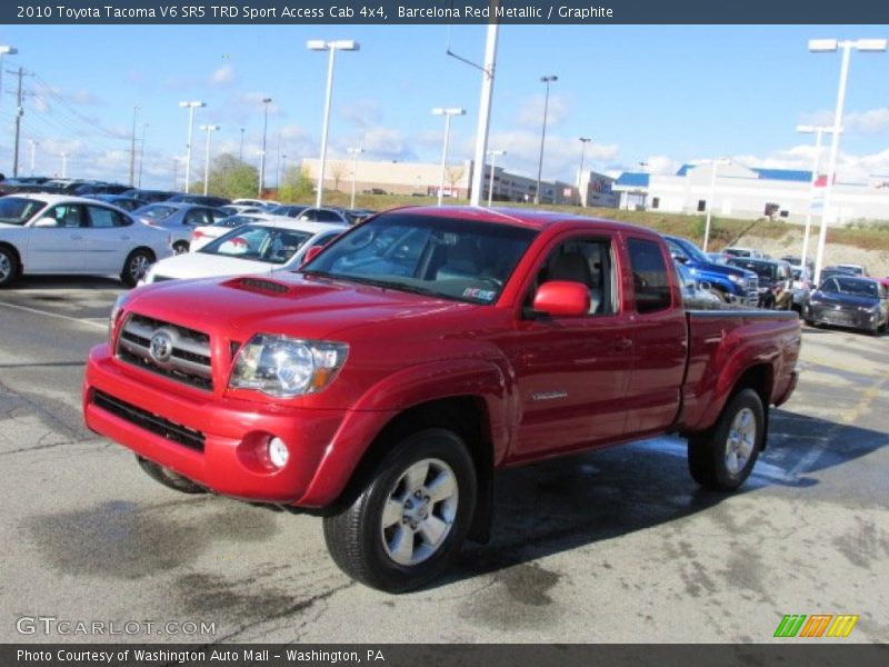 Barcelona Red Metallic / Graphite 2010 Toyota Tacoma V6 SR5 TRD Sport Access Cab 4x4
