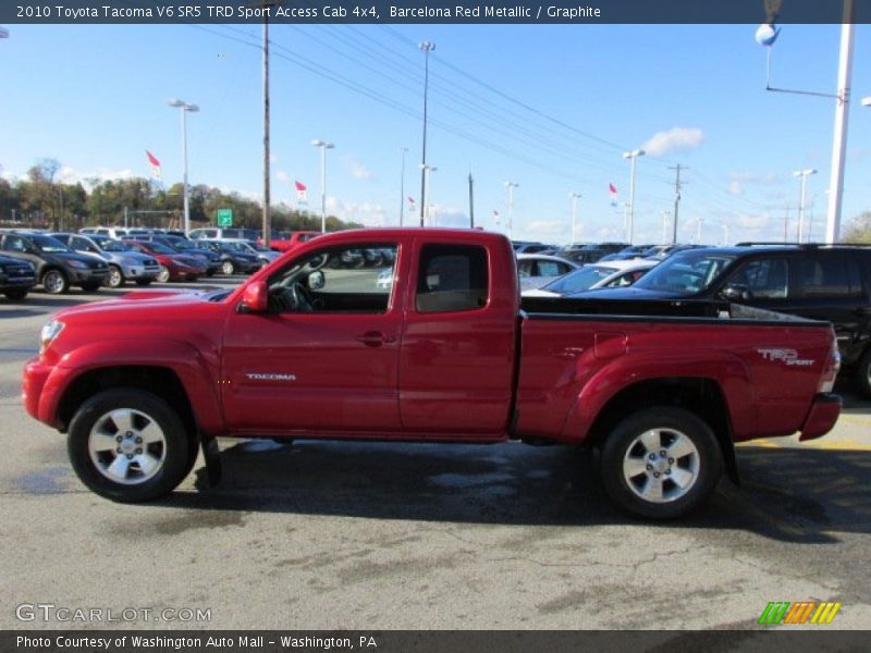 Barcelona Red Metallic / Graphite 2010 Toyota Tacoma V6 SR5 TRD Sport Access Cab 4x4