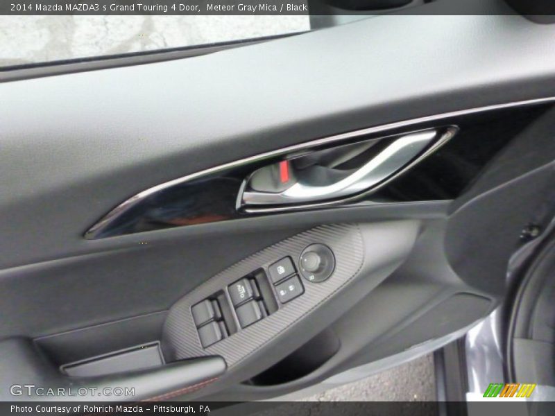 Meteor Gray Mica / Black 2014 Mazda MAZDA3 s Grand Touring 4 Door