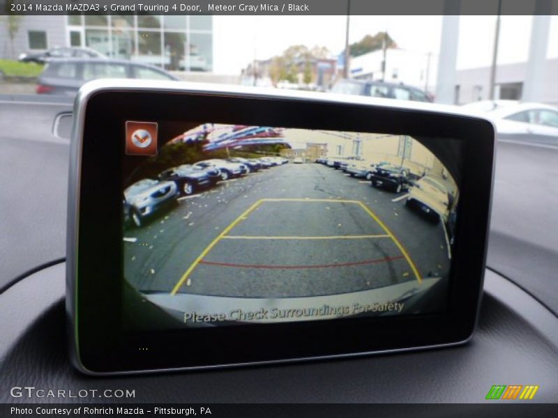 Meteor Gray Mica / Black 2014 Mazda MAZDA3 s Grand Touring 4 Door