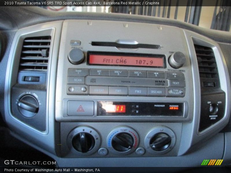 Barcelona Red Metallic / Graphite 2010 Toyota Tacoma V6 SR5 TRD Sport Access Cab 4x4