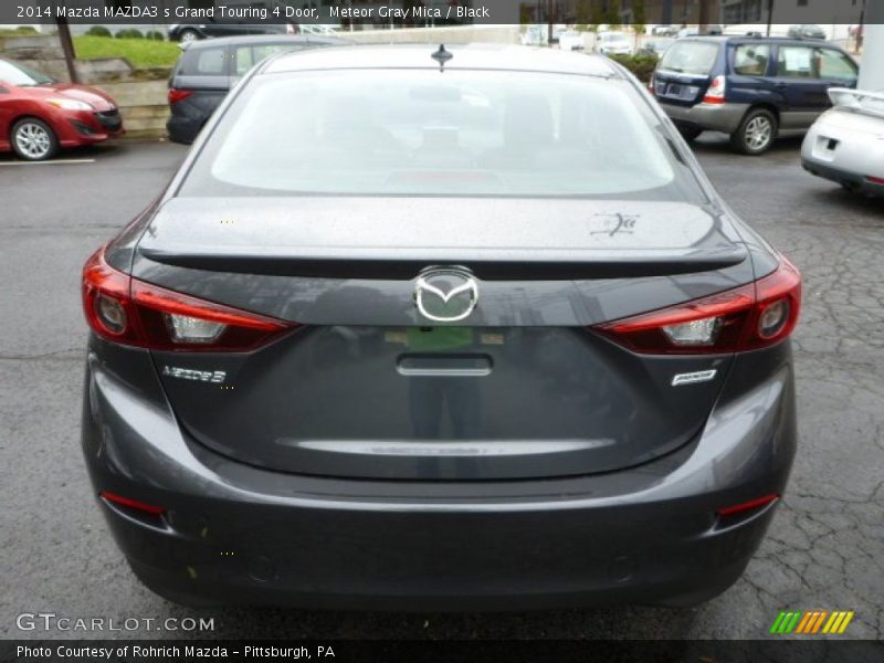 Meteor Gray Mica / Black 2014 Mazda MAZDA3 s Grand Touring 4 Door