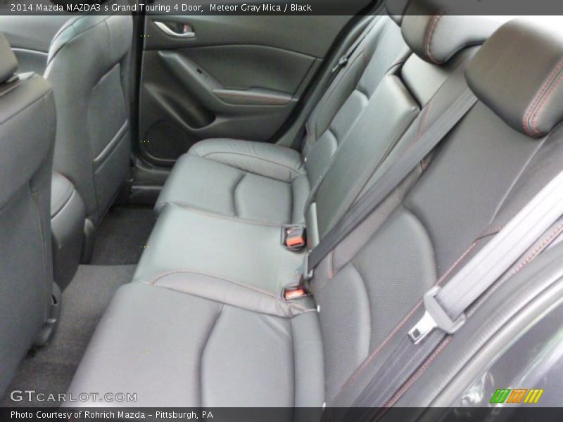 Meteor Gray Mica / Black 2014 Mazda MAZDA3 s Grand Touring 4 Door