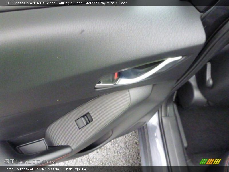 Meteor Gray Mica / Black 2014 Mazda MAZDA3 s Grand Touring 4 Door