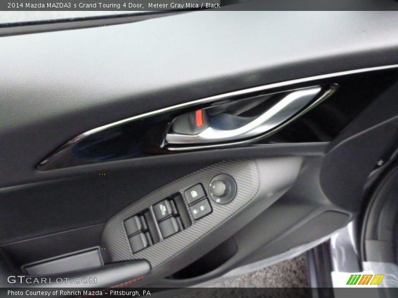 Meteor Gray Mica / Black 2014 Mazda MAZDA3 s Grand Touring 4 Door