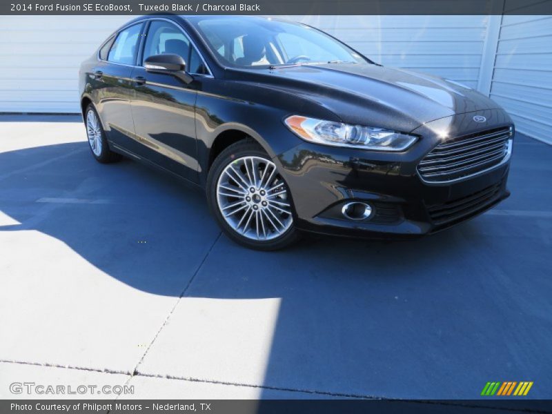Tuxedo Black / Charcoal Black 2014 Ford Fusion SE EcoBoost