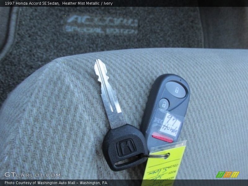 Keys of 1997 Accord SE Sedan