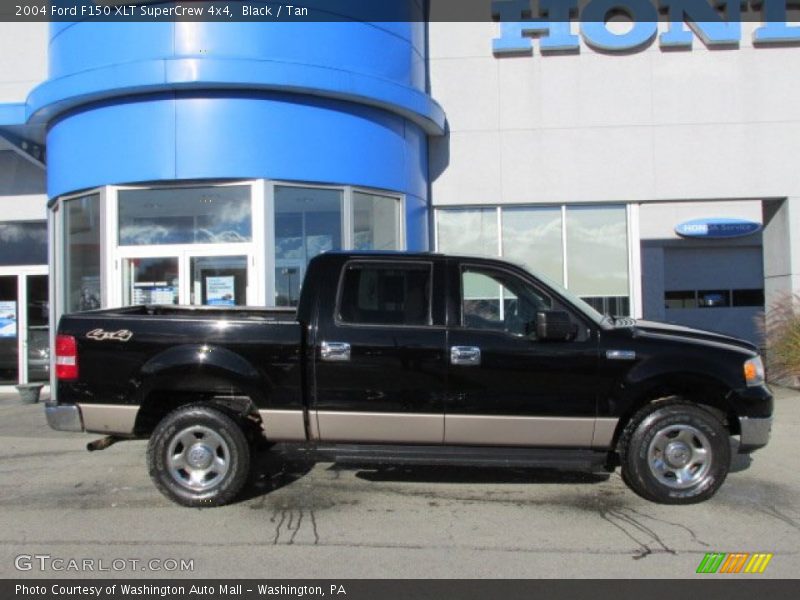 Black / Tan 2004 Ford F150 XLT SuperCrew 4x4