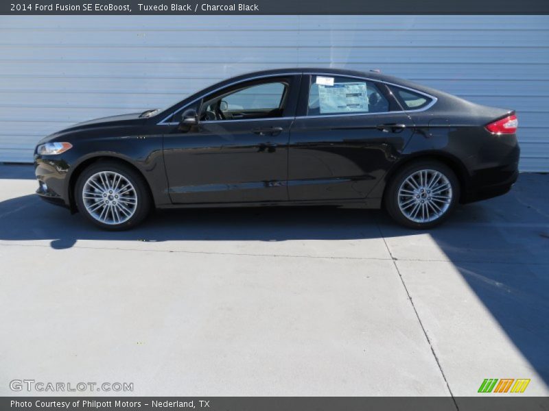 Tuxedo Black / Charcoal Black 2014 Ford Fusion SE EcoBoost