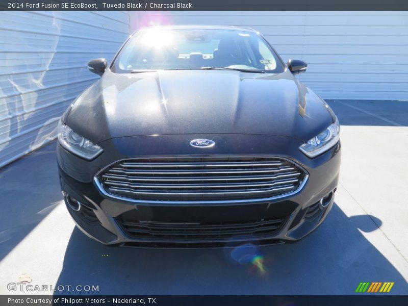Tuxedo Black / Charcoal Black 2014 Ford Fusion SE EcoBoost