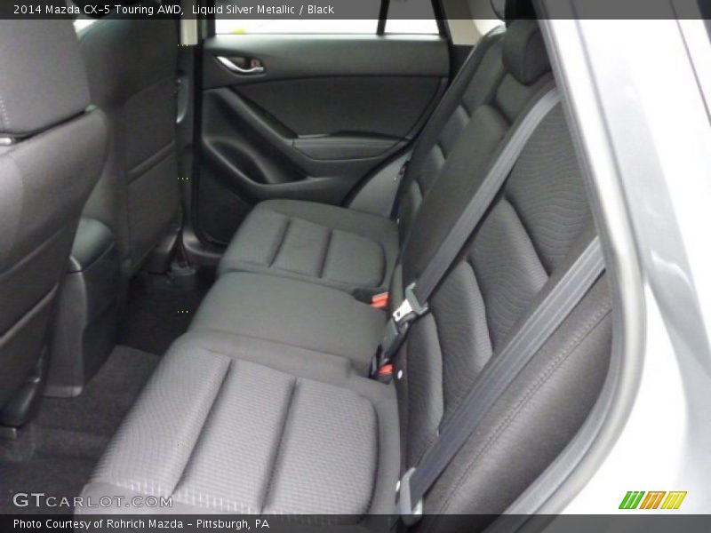 Liquid Silver Metallic / Black 2014 Mazda CX-5 Touring AWD