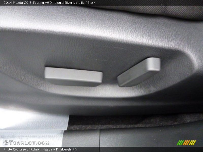 Liquid Silver Metallic / Black 2014 Mazda CX-5 Touring AWD