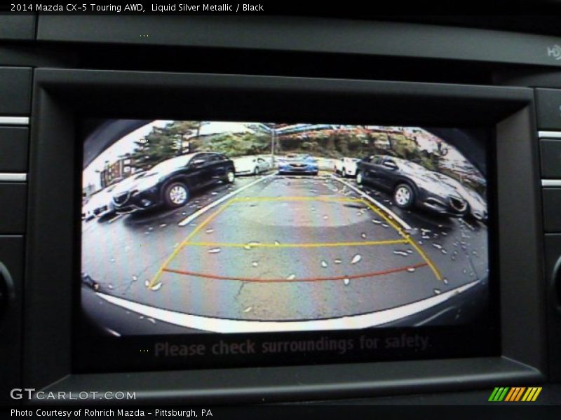 Liquid Silver Metallic / Black 2014 Mazda CX-5 Touring AWD