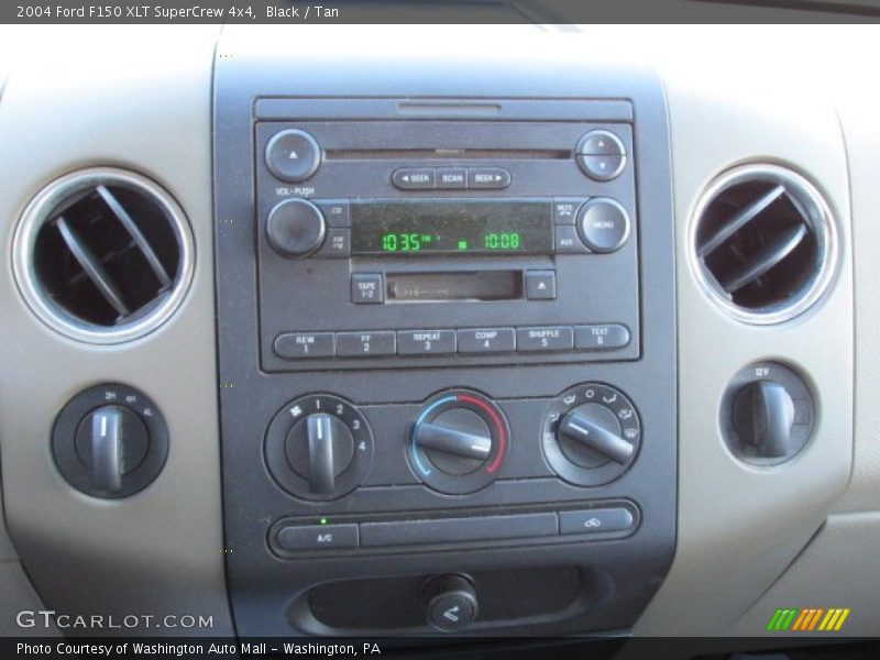 Black / Tan 2004 Ford F150 XLT SuperCrew 4x4