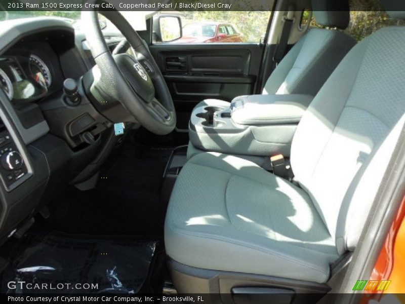 Copperhead Pearl / Black/Diesel Gray 2013 Ram 1500 Express Crew Cab