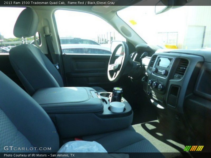 Flame Red / Black/Diesel Gray 2013 Ram 1500 Tradesman Quad Cab