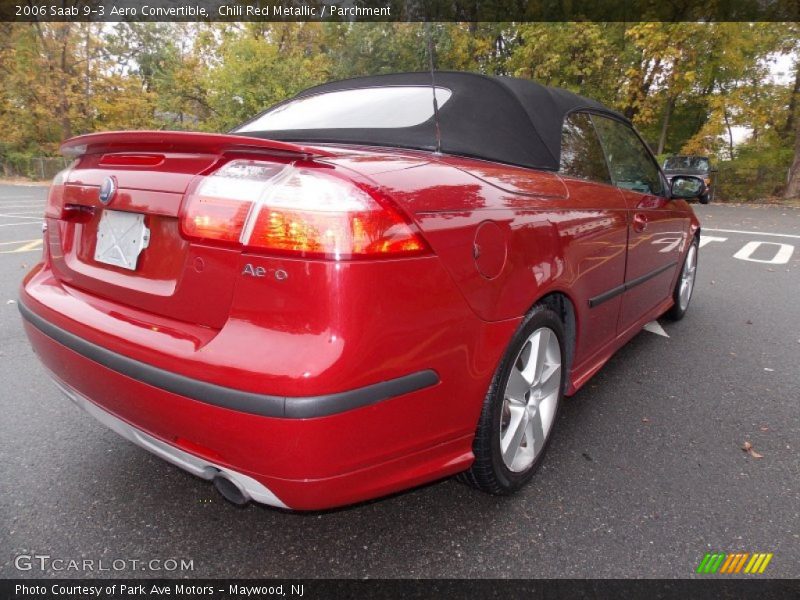 Chili Red Metallic / Parchment 2006 Saab 9-3 Aero Convertible