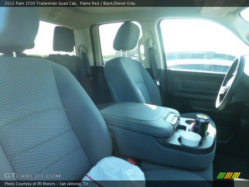 Flame Red / Black/Diesel Gray 2013 Ram 1500 Tradesman Quad Cab