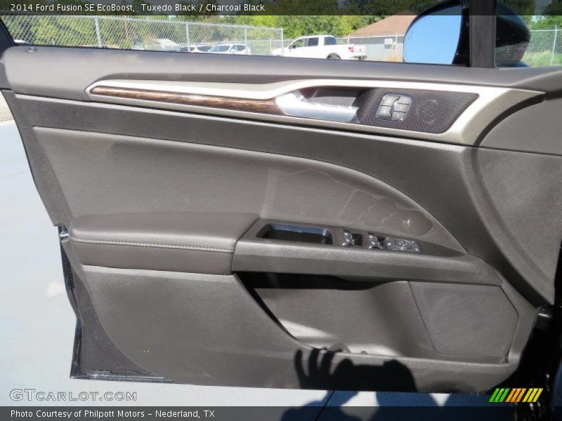 Tuxedo Black / Charcoal Black 2014 Ford Fusion SE EcoBoost