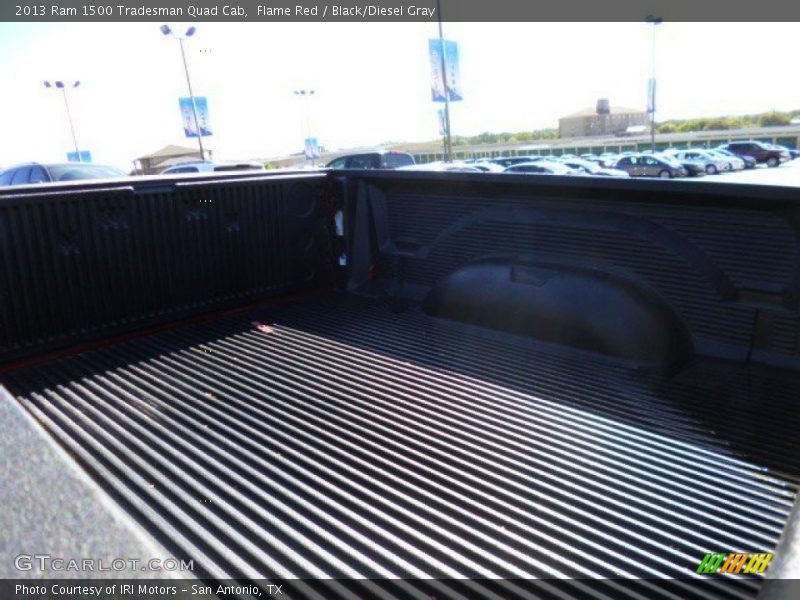 Flame Red / Black/Diesel Gray 2013 Ram 1500 Tradesman Quad Cab