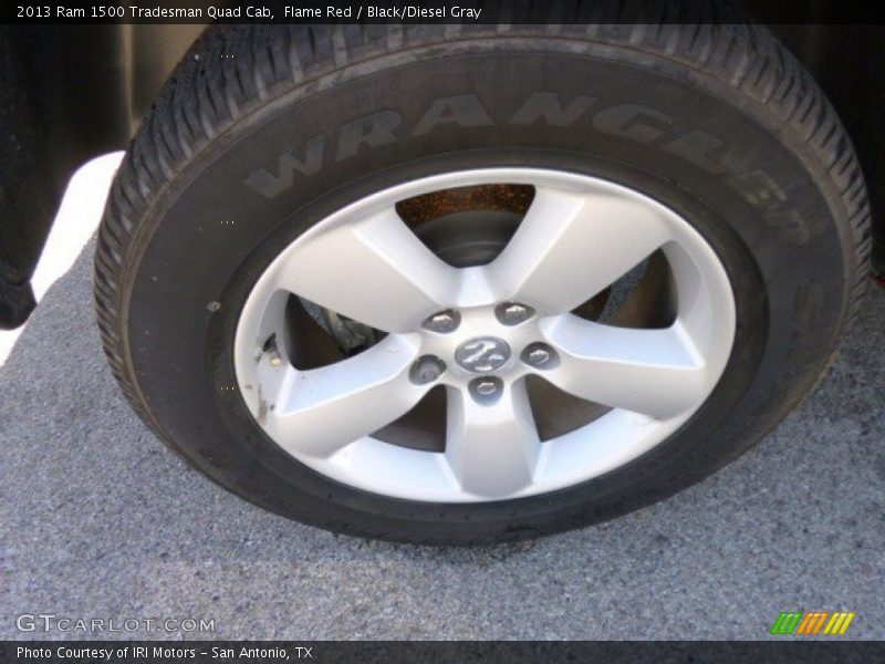 Flame Red / Black/Diesel Gray 2013 Ram 1500 Tradesman Quad Cab