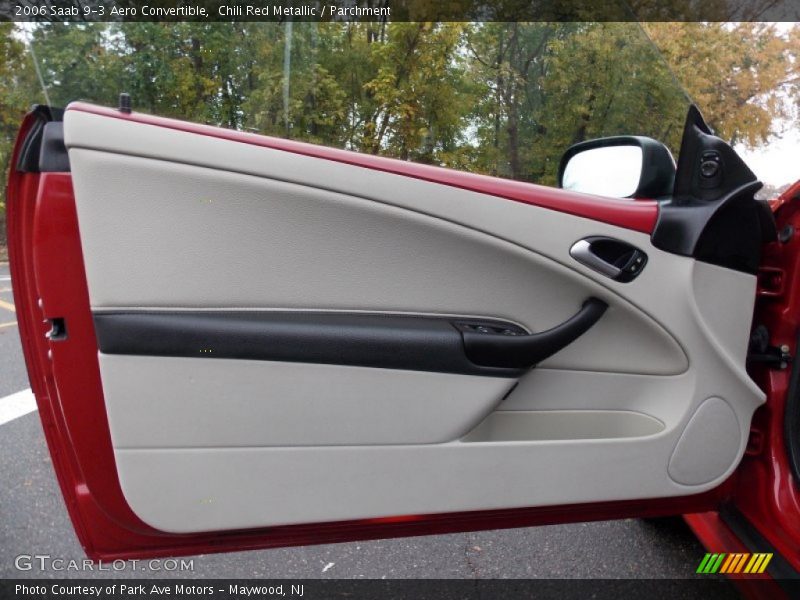 Chili Red Metallic / Parchment 2006 Saab 9-3 Aero Convertible