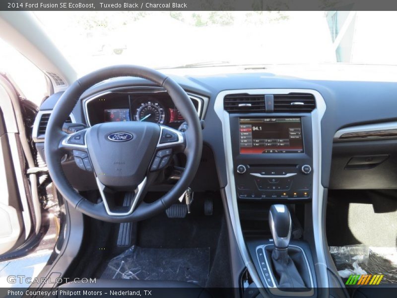 Tuxedo Black / Charcoal Black 2014 Ford Fusion SE EcoBoost