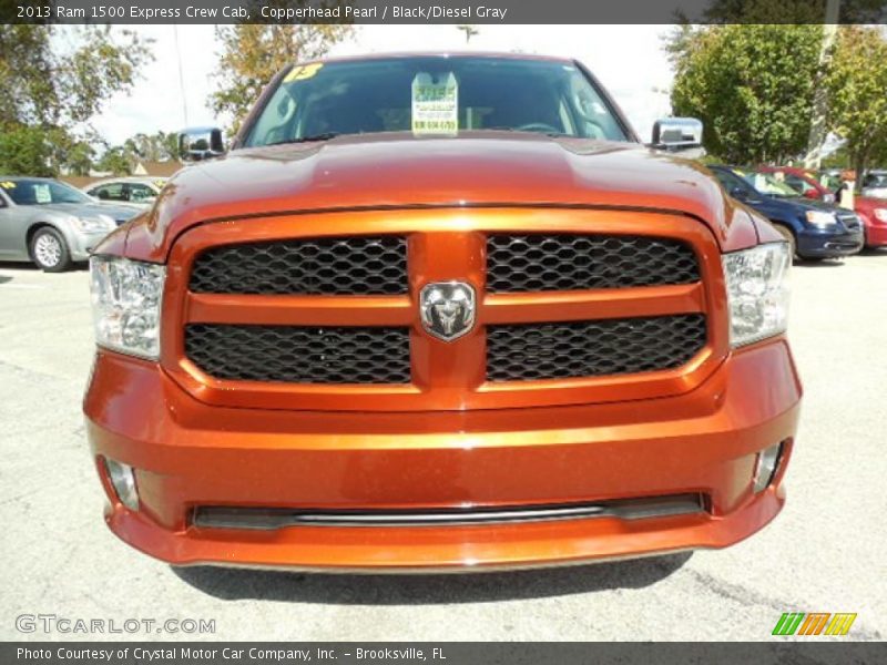 Copperhead Pearl / Black/Diesel Gray 2013 Ram 1500 Express Crew Cab