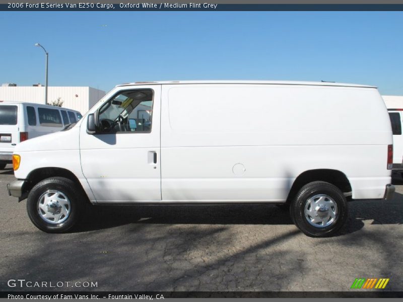 Oxford White / Medium Flint Grey 2006 Ford E Series Van E250 Cargo