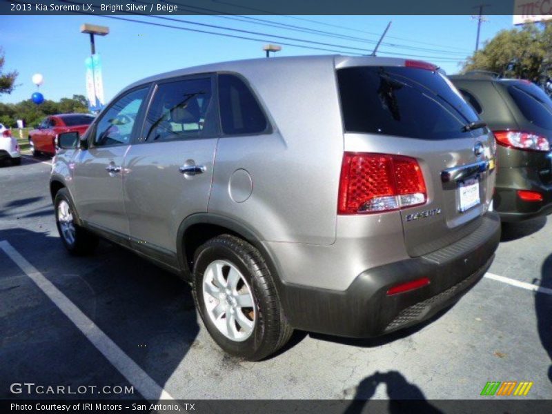 Bright Silver / Beige 2013 Kia Sorento LX