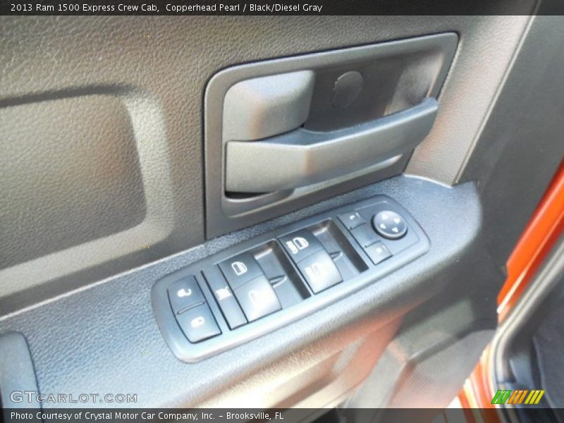 Copperhead Pearl / Black/Diesel Gray 2013 Ram 1500 Express Crew Cab